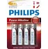 Článková baterie Philips baterie AA PowerLife, alkalická - 4ks