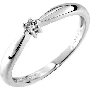 Prsten Zásnubní prsten s diamantem, bílé zlato 386-0218, Gems Denisa
