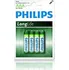 Článková baterie Philips baterie AAA LongLife zinkochloridová - 4ks, blister