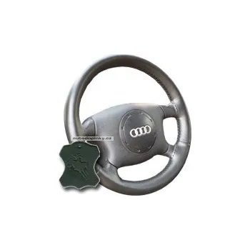 Potah na volant Potah volantu kožený Maria Cavallo velikost CX barva tmavě zelená SLEVA 6%