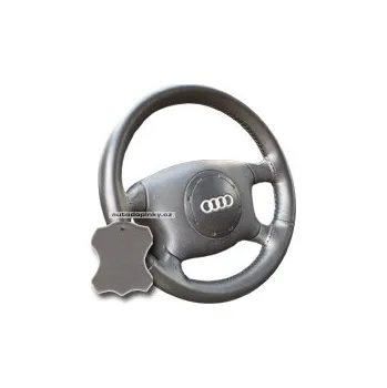 Potah na volant Potah volantu kožený Maria Cavallo velikost D barva světle šedá SLEVA 6%