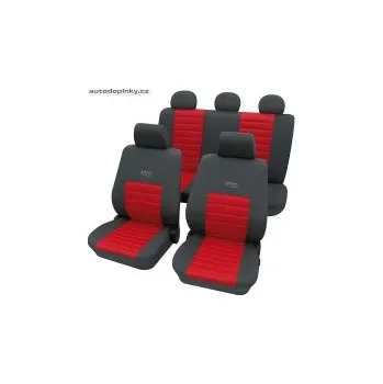 Potah sedadla Univerzální autopotahy typ Active Sports barva šedá/červená (11-ti dílná sada pro celé auto) SLEVA 1%