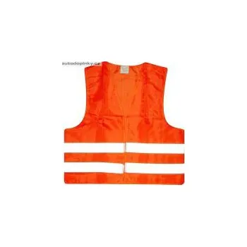 Výstražná vesta oranžová - vyhovuje všem platným vyhláškám MD SLEVA 10%