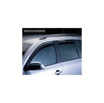 Tuning Milotec větrné clony (ofuky) - zadní dveře Škoda Octavia II Combi/Octavia II Combi Facelift (Acrylglass) SLEVA 2%