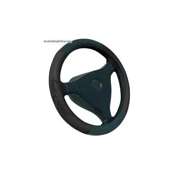 Potah na volant Potah na volant design TROPHY 1 (eko kůže) barva černá - pro volanty o průměru 37-39cm