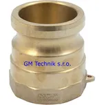Vsuvka s vnitřním závitem 2 1/2" Kamlok, DN65 mosaz