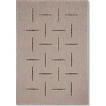 Kusový koberec Floorlux 20008 stříbrno/černý 160 x 230 cm