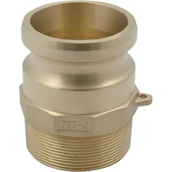 Fitinka Vsuvka s vnějším závitem 2 1/2" Kamlok, DN65 mosaz