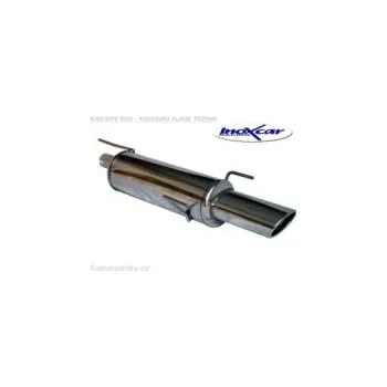 Zadní díl výfuku INOXCAR celonerezový koncový díl výfuku Opel Astra F 1.4 16V/1.6 16V/1.8 16V/2.0 16V -- od roku výroby 96- ( koncovka 102mm )