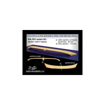 Tuning Zadní spoiler křídlo Kia Rio sedan -- od roku výroby 00-