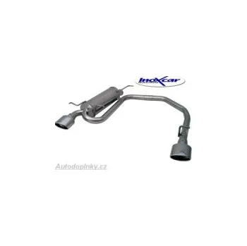 Výfuk pro motocykl INOXCAR DUPLEX celonerezový dvojitý koncový díl výfuku Citroen Xsara Diesel ( koncovka 2x120x80mm )