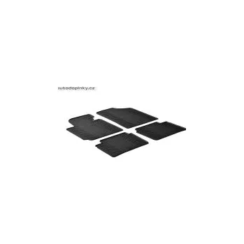 autokoberec Přesné gumové rohože Hyundai Veloster 4dv. -- od roku výroby 2011- (4 dílná sada s fixací)