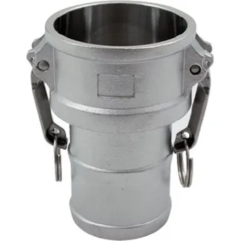 Nerezová páčková spojka Kamlok s trnem na hadici 100mm, DN100