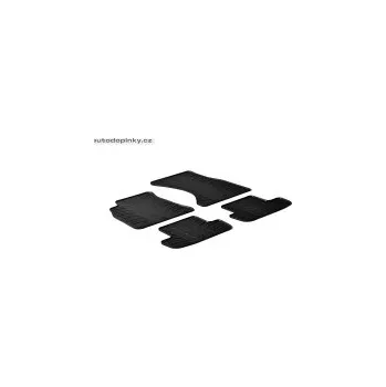 autokoberec Přesné gumové rohože Audi A4 -- od roku výroby 2007- (4 dílná sada s fixací) SLEVA 5%