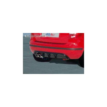 Autodíl Milotec difusor zadního nárazníku Škoda Fabia II hatchback (ABS černý) SLEVA 2%