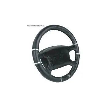 Potah na volant Potah na volant design TROPHY (eko kůže) barva černá/chrom - pro volanty o průměru 37-39cm