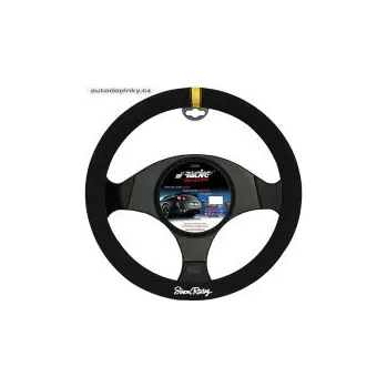 Potah na volant Potah na volant design CARRERA Look barva černá - pro volanty o průměru 37-39cm