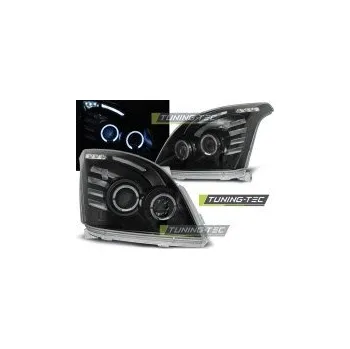 Osvětlení automobilu Přední světla Toyota Land Cruiser 120, 2003-2009, Angel Eyes, černé black SLEVA 17%