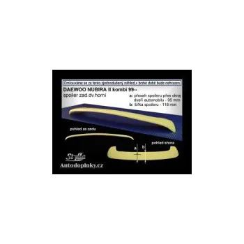 Tuning Zadní spoiler kšilt nad okno Daewoo Nubira II combi -- od roku výroby 99-