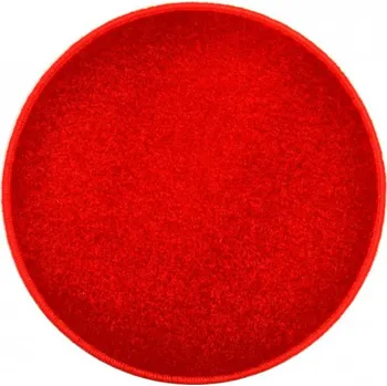 Koberec Vopi Eton červený kulatý průměr 80 cm