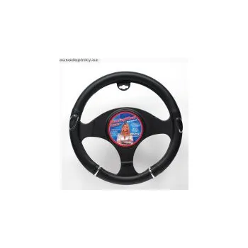 Potah na volant Autostyle potah na volant PUR UNI - barva černá/chrom SLEVA 5%