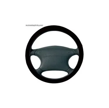 Potah na volant Potah na volant design TROPHY (mikroplyš) barva černá - pro volanty o průměru 37-39cm