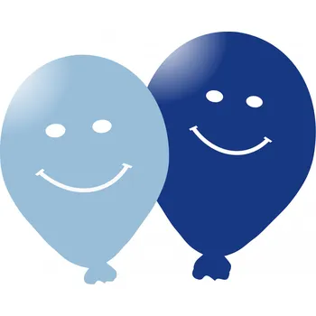 Party dekorace Balonky smajlik 5ks modré Balonky.cz 1411109