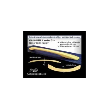 Tuning Zadní spoiler křídlo Kia Shuma II sedan -- od roku výroby 01-