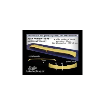 Tuning Zadní spoiler křídlo Alfa Romeo 146 -- rok výroby 94-00