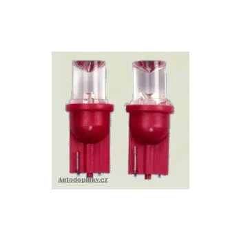 Autožárovka Autostyle LED žárovka 12V 1x rozptyl LED patice T10 -- barva osvětlení - červená SLEVA 5%