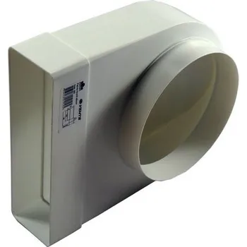 Ventilace Redukce ohlá z průměru 150 na kanál 204x60/90 PVC 823