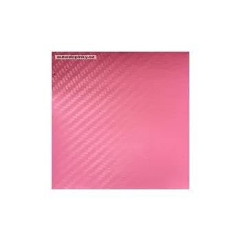 Polep vozidla Decor Vinyl fólie 3D CARBON růžový 152 x 200 cm, vhodné pro interiérové i exteriérové použití SLEVA 5%