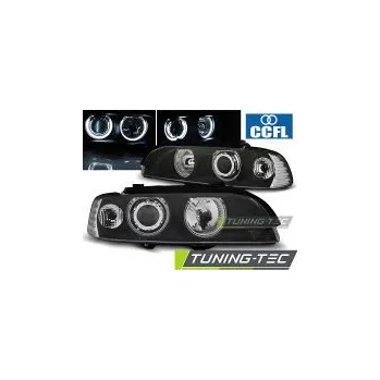 Přední světlomet Přední světla BMW 5 E39, 95-2003, Angel Eyes CCFL, černé SLEVA 15%