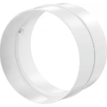 Ventilace Spojka pro kruhové potrubí 125 mm vnitřní PVC 212