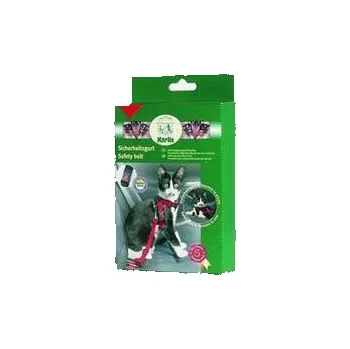 Postroj pro psa Postroj kočka Bezpečnostní do auta 25mm červenýKAR 1 ks