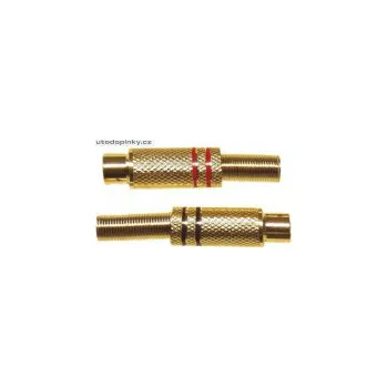 Elektrický konektor Konektor CINCH GOLD samice-pár SLEVA 2%