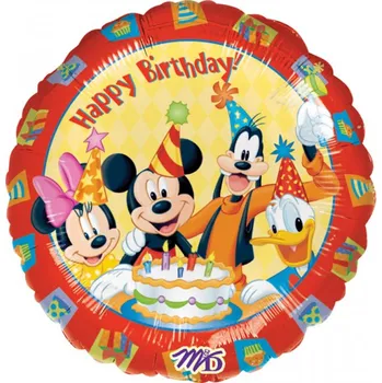 Balónek Mickey Mouse a přátelé narozeny 45 cm Amscan 9223