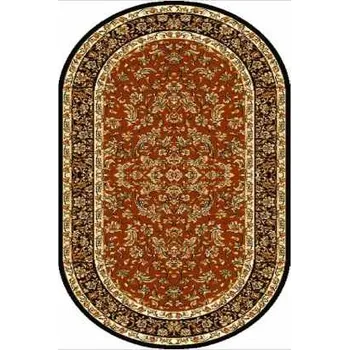 Koberec Kusový koberec Hermiona terakota ovál 100 x 180 cm