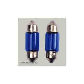 Autožárovka Autostyle žárovka 12V 10W patice SV 8,5 SUFIT 11x38mm -- barva osvětlení - modrá SLEVA 5%