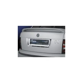 Tuning Rámeček pod SPZ zadní - chrom Škoda Fabia Sedan + Combi