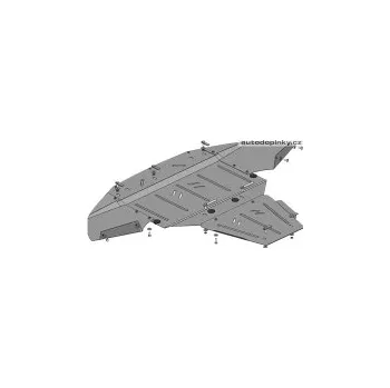 Kryt motoru Kryt pod motor Audi A6 C6 motor: 3,5, 2,4 Turbo, 2,0 diesel, 3,0 diesel (4WD (pohon všech kol)) -- rok výroby 2004-2011