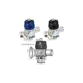 Ventil TURBOSMART DUMP ventil "Dual Port" UNI model Type 3 průměr výstupu 32mm (černý design)