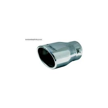 Koncovka výfuku Simoni Racing koncovka výfuku oválná nerez (rozměr 95x82mm, délka 147mm)