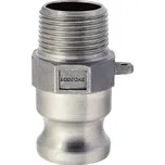 Vysokotlaká vsuvka Kamlok 150-F-SS s vnějším závitem R1 1/2"