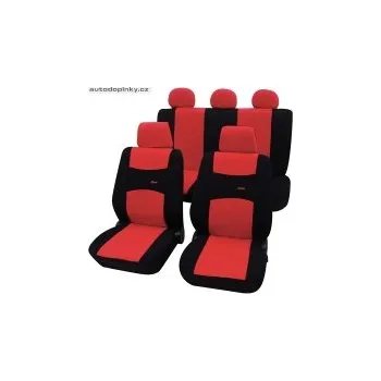 Autopotah Univerzální autopotahy typ Colori barva černá/červená (11-ti dílná sada pro celé auto)