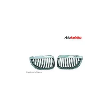 Kapota Chromové mřížky "ledvinky" přední kapoty BMW 3 E90 sedan -- od roku výroby 2005-