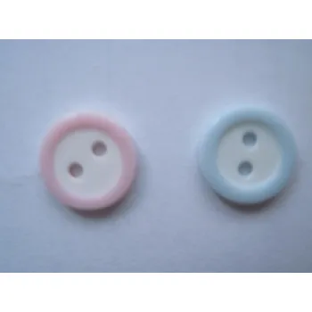 Knoflík Knoflík dětský - růžový - 11 mm