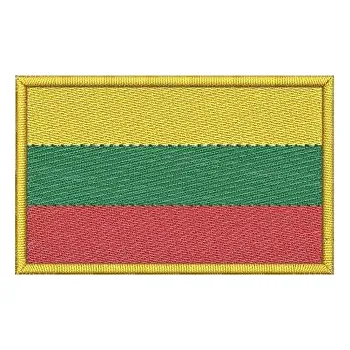 Nášivka Pelisport Nášivka Litevská vlajka 6 x 4 cm