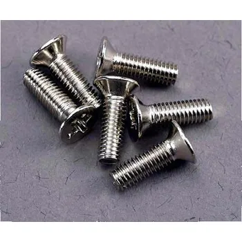 RC vybavení Traxxas šroub křížový M3x10mm zápustná hlava zink. (6)