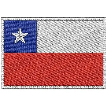 Nášivka Pelisport Nášivka Chilská vlajka 6 x 4 cm
